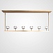 Люстра Rh Boule De Cristal Linear Chandelier 6 Bronze Imperiumloft 240202-22 - фото