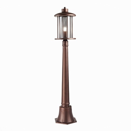 Светильник уличный наземный ST-Luce Темный кофе/Прозрачный, Темный кофе E27 1*60W SL080.415.01 - фото