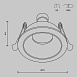 Встраиваемый светильник Technical DL126-GU10-WMG - фото