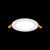Св-к встр. Белый LED 1*6W 4000K 370Lm Ra80 110° IP20 D120xH8 90-265V ST209.548.06