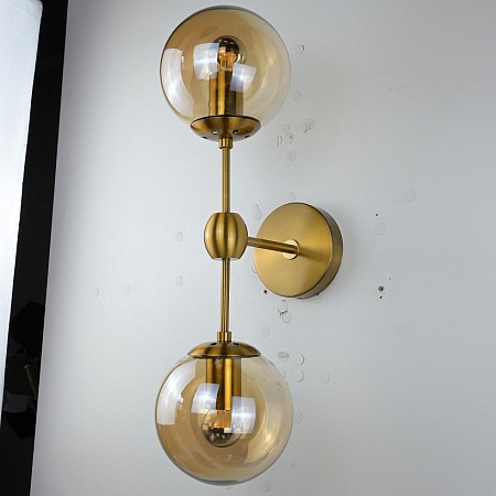 Бра Modo Sconce 2 Globes Gold Imperiumloft 84999-22 - фото