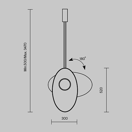 Подвесной светильник Maytoni MOD396PL-L10W3K - фото