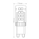 Лампа светодиодная Feron LB-432 G9 5W 175-265V 4000K - фото
