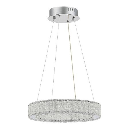 Люстра подвесная ST-Luce Хром/Хром LED 1*20W 3000K SL6008.103.01 - фото