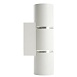 Светильник  настенный Feron ML1860 ZEN MR16 35W, 230V, 2*GU10, белый, хром IP20 - фото