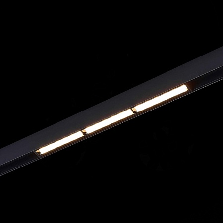 Магнитный трековый светильник Черный LED 1*18W 3000K 1 000Lm Ra>90 120° IP20 L330xW22xH ST804.436.18 - фото