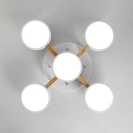 Потолочная Люстра Joist 5 White Imperiumloft 178326-26 - фото