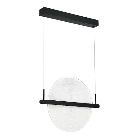 Светильник подвесной ST-Luce Черный/Прозрачный LED 1*15W 4000K SL6233.403.15 - фото