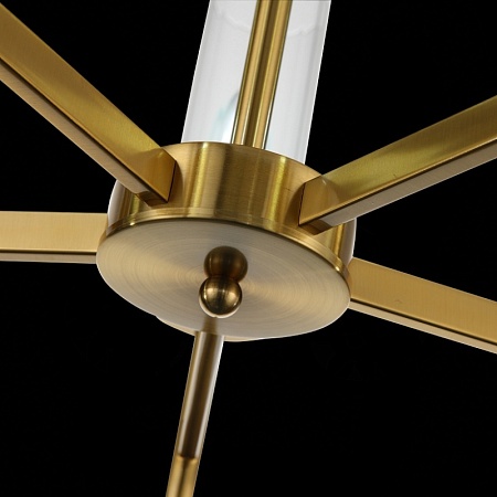 Люстра подвесная ST-Luce Латунь/Латунь, Прозрачный E14 5*60W SL1159.303.05 - фото