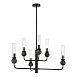 Светильник подвесной ST-Luce черный/прозрачный E14 6*40W SL1244.403.06 - фото