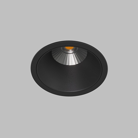 DK4400-BK Встраиваемый светильник, IP 20, 7 Вт, LED 3000, черный, алюминий - фото