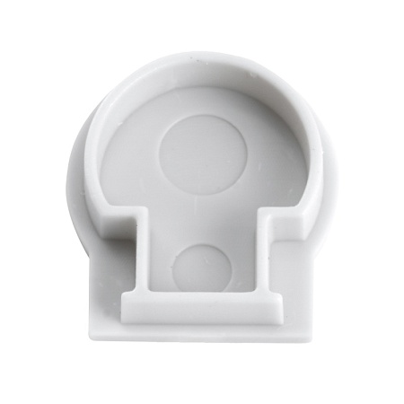 Заглушка без отверстия для профиля CAB282, LD380 (комплект 4шт) - фото