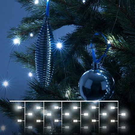 Гирлянда Eurosvet 200-004 белый - фото