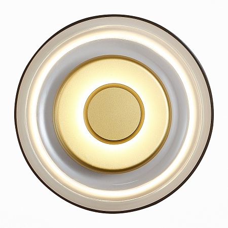 Светильник настенный ST-Luce Золотистый/Янтарный LED 1*7W 4000K SL6002.201.01 - фото