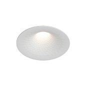 DK3400-WH Встраиваемый светильник, IP 20, 4Вт, LED, белый, пластик