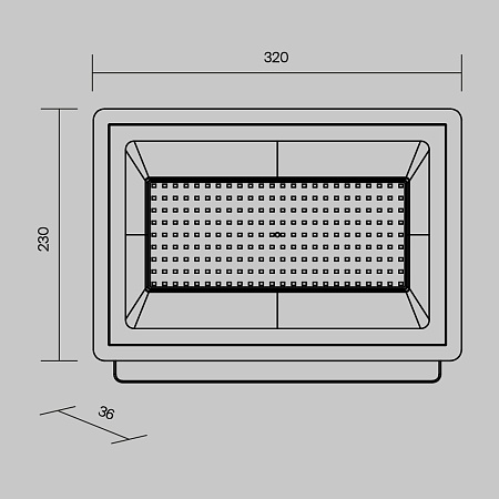 Прожектор Outdoor FL001-L150B4K - фото