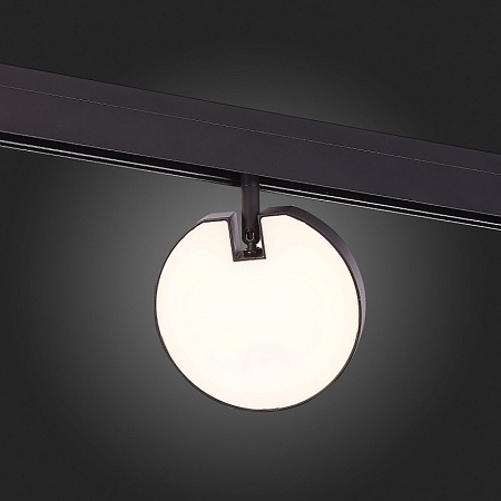Магнитный трековый светильник Черный LED 1*15W 3000K 760Lm Ra>80 120° IP20 L150xW28xH21 ST359.436.15 - фото