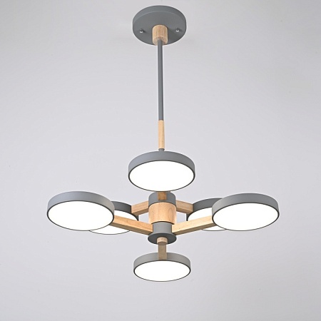 Подвесная Люстра Turna Dbl L6 Gray Imperiumloft 229087-26 - фото