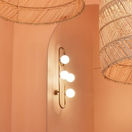 Настенное Бра Hoop Wall H115 Black Imperiumloft 213737-26 - фото