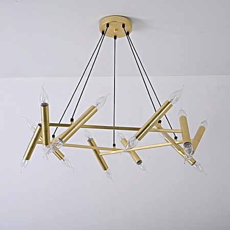 Подвесной Светильник Jonathan Browning Le Pentagone Chandelier 20 Light Imperiumloft 123487-22 - фото