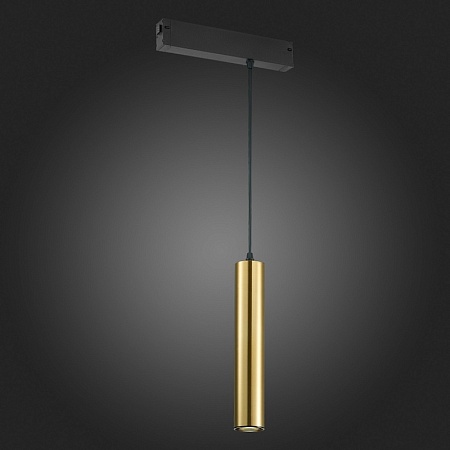 Св-к трек. Золотистый GU10 1*50W IP20 D54xH290 180-240V Без ламп ST507.303.01 - фото