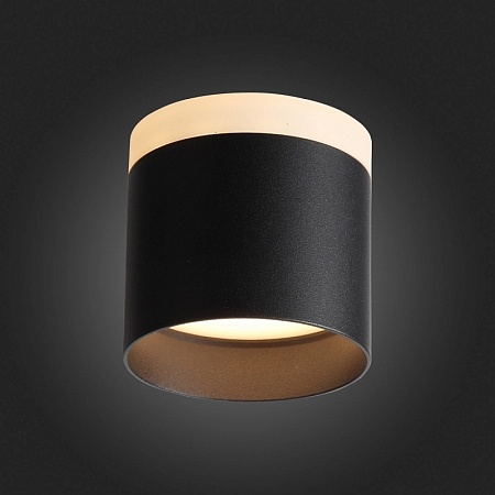 Светильник потолочный Черный LED 1*9W 3000K 702Lm Ra>80 120° IP20 D79xH75 170-240V ST102.402.09 - фото