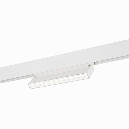 Магнитный трековый светильник белый LED 1*12W 4000K 1 009Lm Ra>80 36° IP20 L219xW22xH10 ST364.546.12 - фото