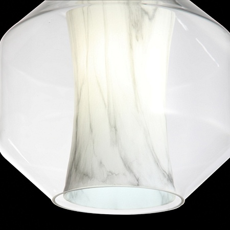 Подвес ST-Luce Черный/Прозрачный, Белый E27 1*40W SL1169.113.01 - фото