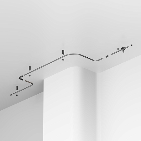 Трековая система Technical гибкая на стену чёрная 200x200x200 TS-Z-200-TR204-1-12W3K-B