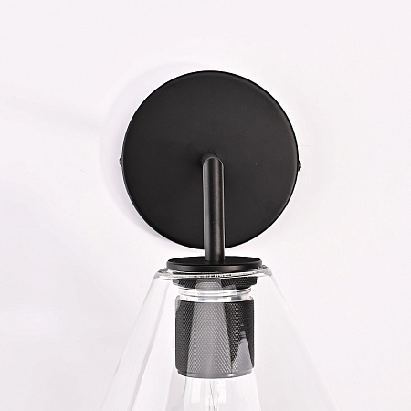 Бра Rh Utilitaire Funnel Shade Single Sconce Black Imperiumloft 123269-22 - фото