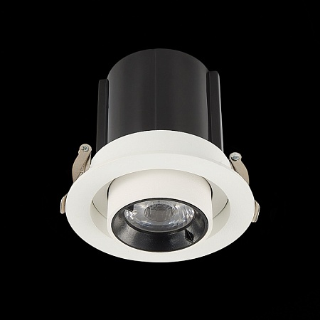 Св-к встр. Белый LED 1*12W 4000K 900Lm Ra80 24° IP20 D90xH92 180-240V ST702.248.12 - фото