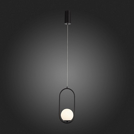 Подвес ST-Luce Черный/Белый LED 1*8W 4000K SL395.403.01 - фото