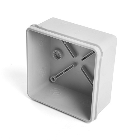 Коробка разветвительная 2х компонентная HF EBX40-38-67,  100*100*50мм, 8 вводов, IP67, серая (GE42455) - фото