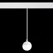 Магнитный трековый светильник подвесной Белый LED 1*7W 4000K 520Lm Ra&gt;80 120° IP20 D90x ST358.543.07