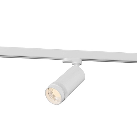 Св-к трек. Zoom Белый LED 1*20W 3000K 1 800Lm Ra 10-55° IP20 D65xH145 220V ST691.536.20 - фото