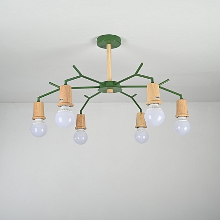 Потолочная Люстра Les Color D80 Green Imperiumloft 220506-23 - фото