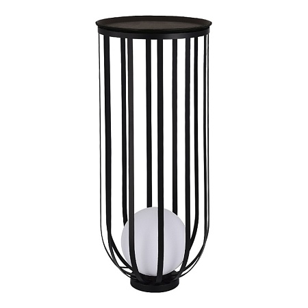 Светильник напольный ST-Luce Черный/Белый E27 1*60W SL6129.405.01 - фото