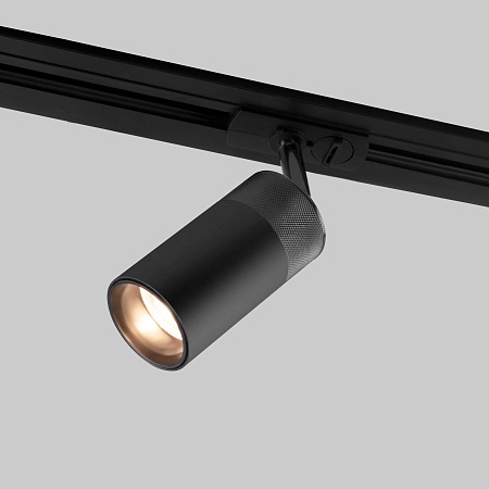 Трековый светодиодный светильник для однофазного шинопровода Riffe чёрный 9 Вт 4200K 85512/01 9W 4200K чёрный однофазный Elektrostandard - фото