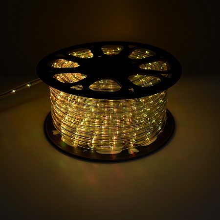 Дюралайт светодиодный Feron LED-R2W 2-х жильный, RGB 1,44Вт/м 24LED/м 50м 230V - фото