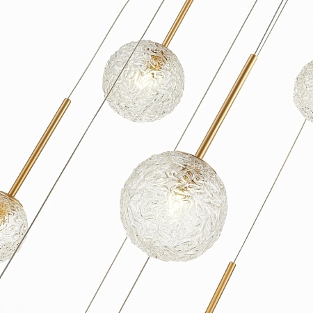 Светильник подвесной ST-Luce Золотистый/Прозрачный G9 LED 8*5W SL1152.203.08 - фото