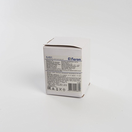 Светильник светодиодный Feron AL4021 IP20 3W 4000К, пластик, черный 50*50*55мм - фото