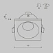 Встраиваемый светильник Technical DL033-2-01W-1(N) - фото