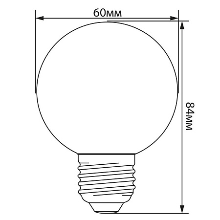 Лампа светодиодная Feron LB-371 Шар E27 3W 230V синий - фото