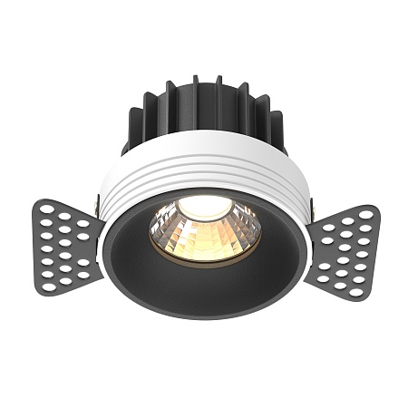Встраиваемый светильник Technical Round DL058-12W3K-TRS-B - фото