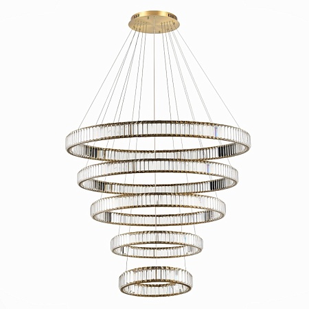 Люстра подвесная ST-Luce Латунь/Прозрачный LED 1*285W 4000K SL1622.313.05 - фото