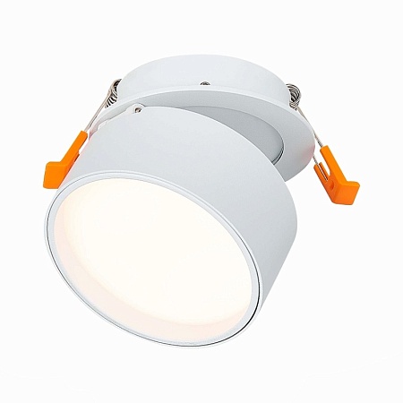 Встраиваемый поворотный светильник Белый LED 1*9W 3000K 720Lm Ra>90 120° IP20 D85xH68 1 ST651.538.09 - фото