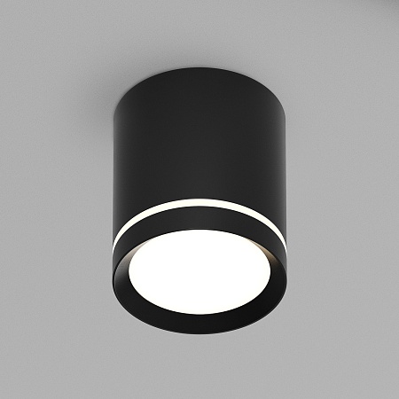 DK4013-BK Светильник накладной IP 20, 5 Вт, LED 4000, черный, алюминий/акрил - фото