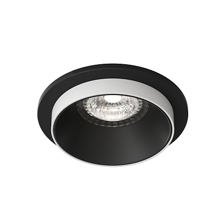 DK2400-BK Встраиваемый светильник, IP 20, 50 Вт, GU10, черный, алюминий - фото