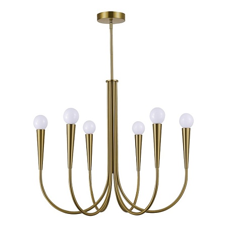 Светильник подвесной ST-Luce Латунь E14 6*60W SL1243.303.06 - фото