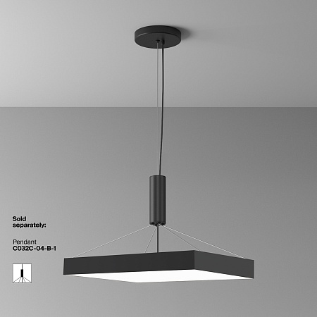 Потолочный светильник Technical Zon C032CL-90W4K-SQ-B - фото